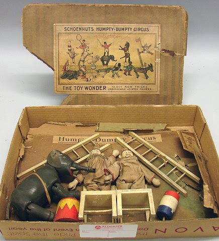 Appraisal: Schoenhut Humpty Dumpty Circus in original box Small size Set