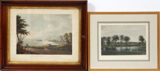 Appraisal: AMERICAN LANDSCAPE ENGRAVINGS AMERICAN LANDSCAPE ENGRAVINGS Lot of two American