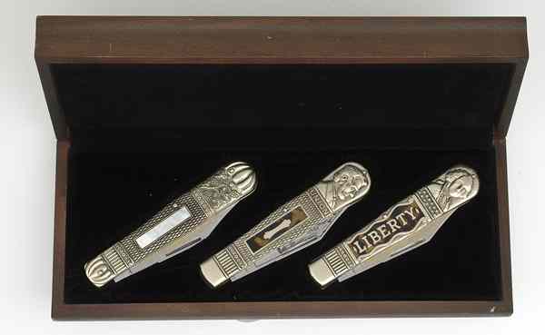 Appraisal: J W Hickey Sons Quality Cutlery Liberty Series Knife Set