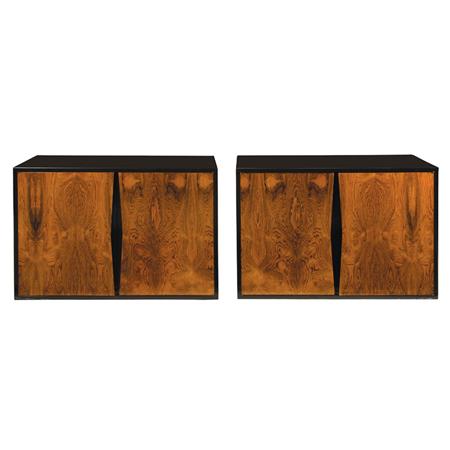 Appraisal: Vladimir Kagan American b Pair of Floating Bedside Cabinets designed