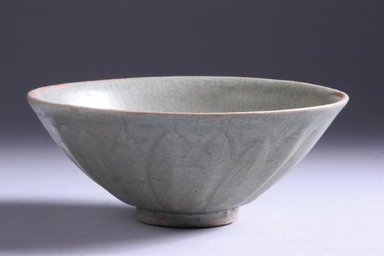 Appraisal: CHINESE LONGQUAN CELADON PORCELAIN LOTUS BOWL Song Dynasty - in