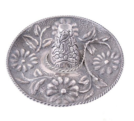 Appraisal: Sanborns Mexico Sterling Silver Souvenir Sombrero For your bidding pleasure