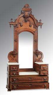 Appraisal: th c dresser attributed to Thomas Brooks American Renaissance Revival