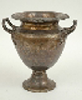 Appraisal: A TH CENTURY SHEFFIELD PLATE WINE COOLER Campana flanked by