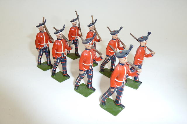 Appraisal: Britains set King's Own Scottish Borderers marching at the slope