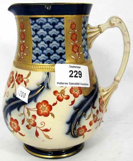 Appraisal: Early Moorcroft Macintyre Aurelian Ware Jug height cm cracked and