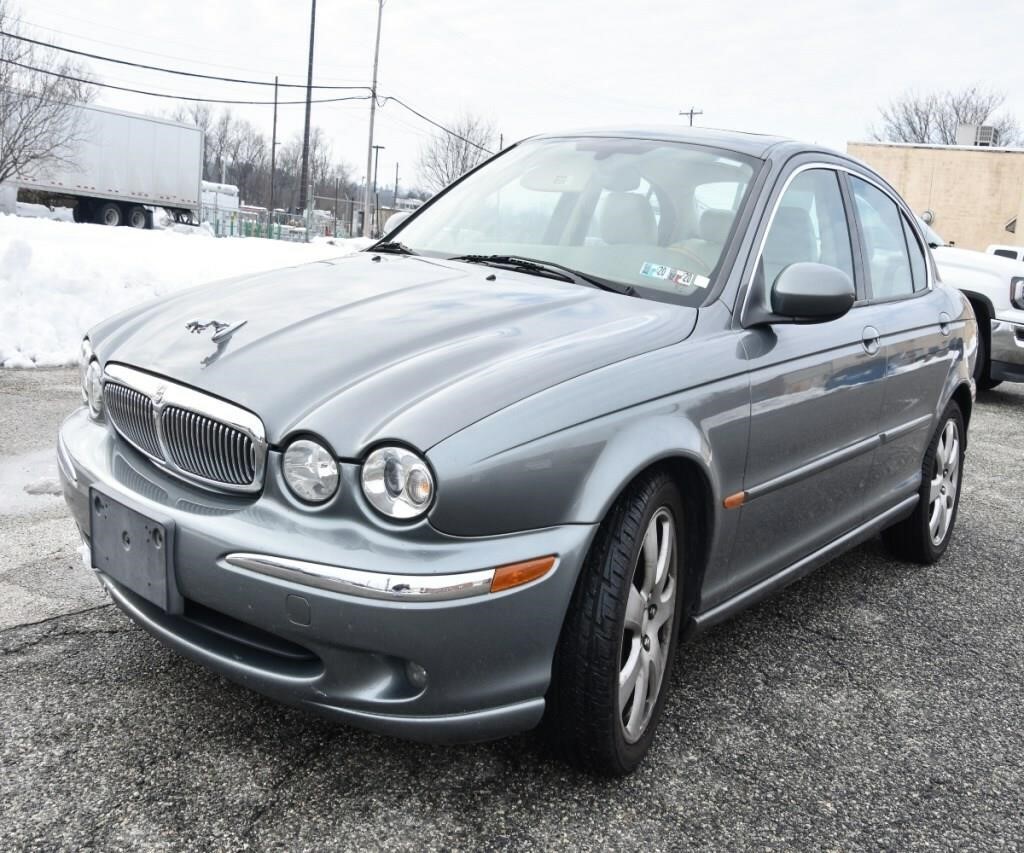 Appraisal: Jaguar X-TYPE silver sedan VIN - Miles Condition Additional photos