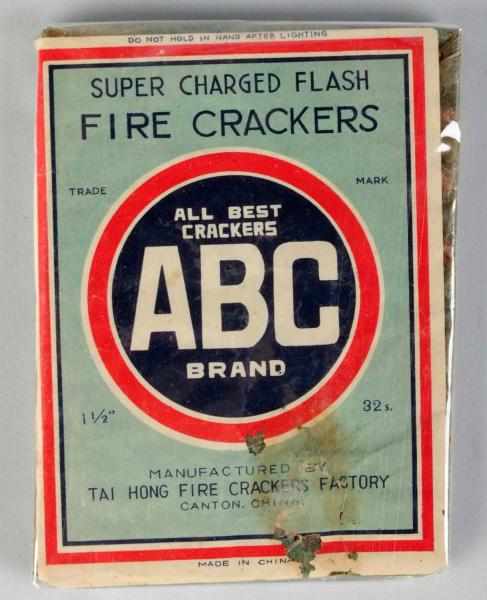 Appraisal: ABC -Pack Firecrackers Class Manufactured by Tai Hong Canton May