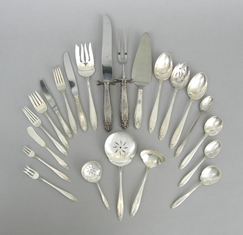 Appraisal: International Sterling Silver Dinner Service for Eleven in Prelude Pattern