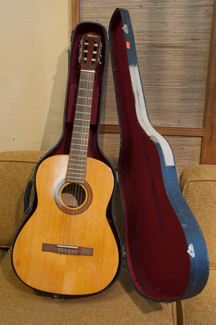 Appraisal: CASED MATON NYLON STRING GUITAR