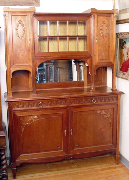 Appraisal: FRENCH RENAISSANCE STYLE WALNUT SIDEBOARD Measures '' high x ''