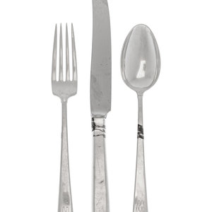 Appraisal: An American Silver Flatware Service Towle Silversmiths Newburyport MA Craftsman