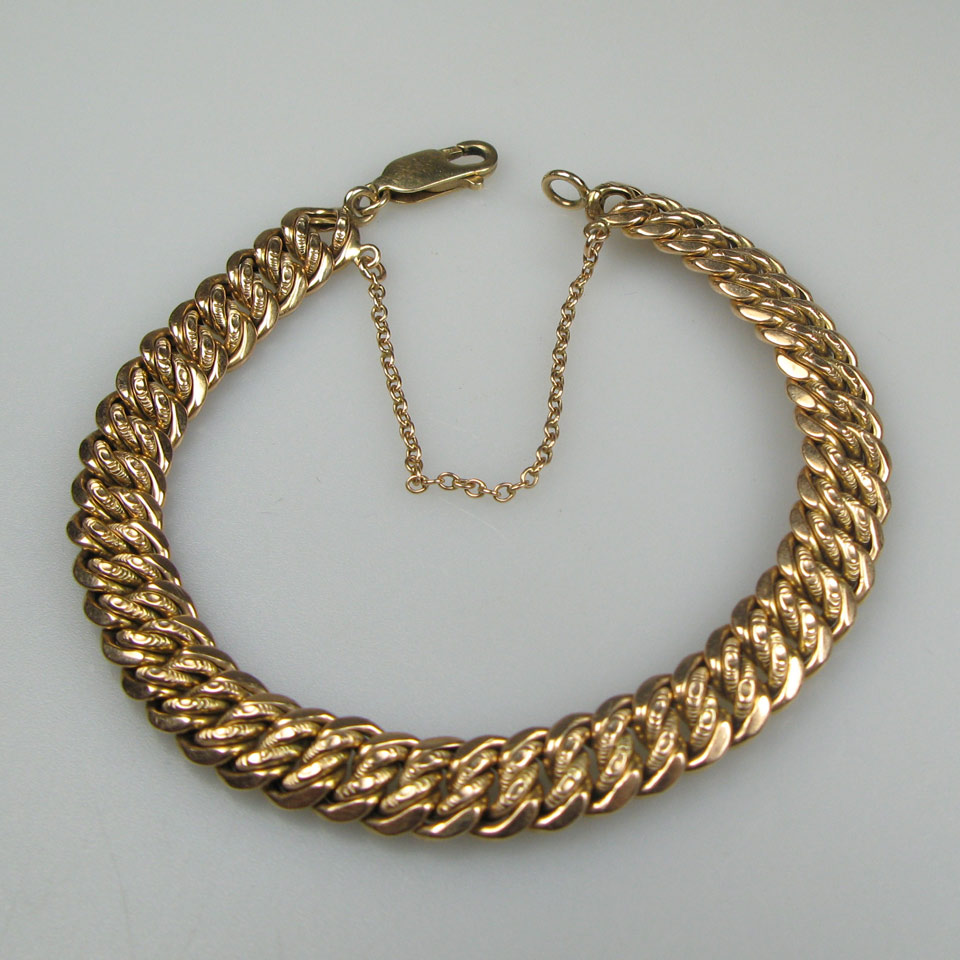 Appraisal: k Yellow Gold Bracelet Length - cm