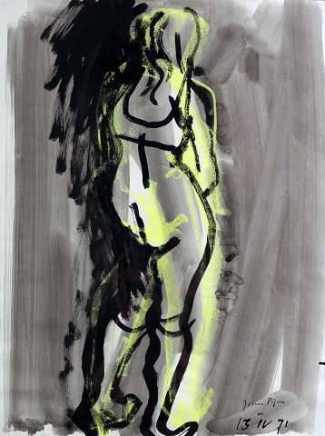 Appraisal: John Piper British - Nude signed and dated ' IV