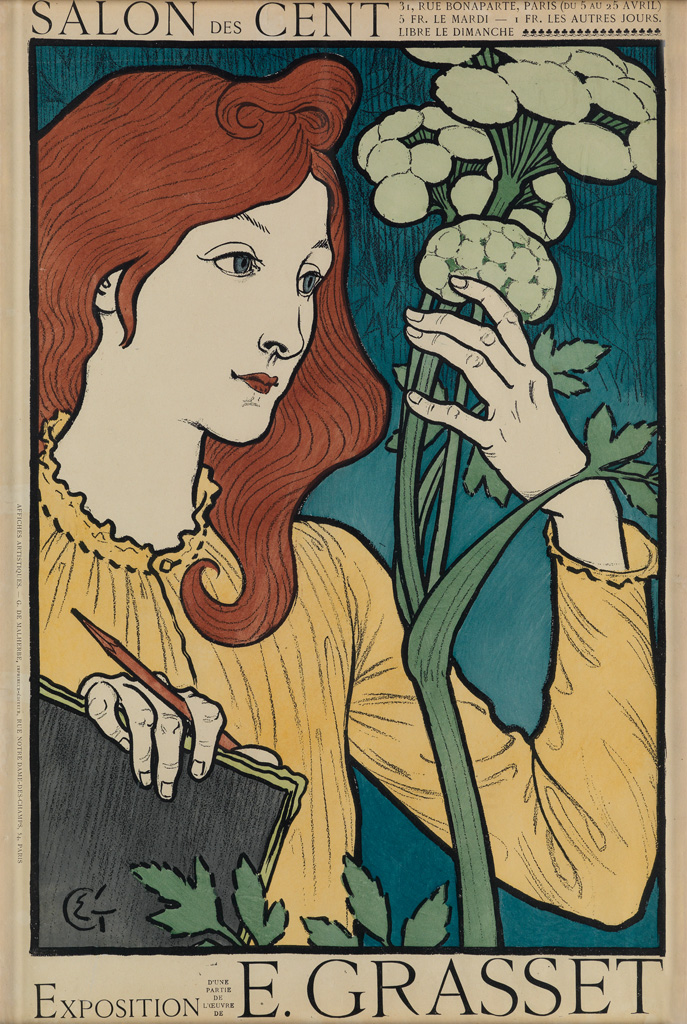 Appraisal: EUG NE GRASSET - SALON DES CENT x inches x