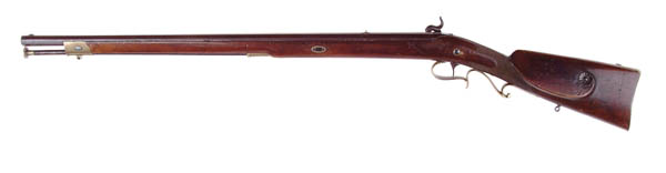 Appraisal: LATE PERCUSSION BOAR RIFLE Cal about Probably German with a