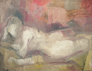 Appraisal: Dorothy Mead - - Reclining female nude oil on canvas