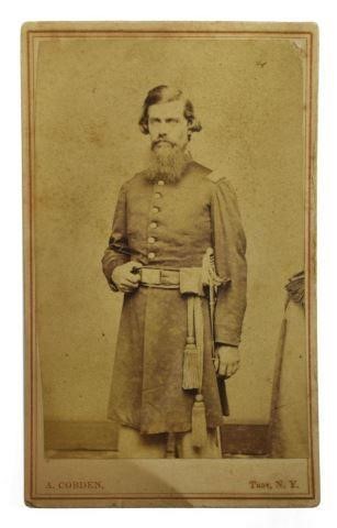 Appraisal: CDV of Captain George W Rose - th Michigan Infantry