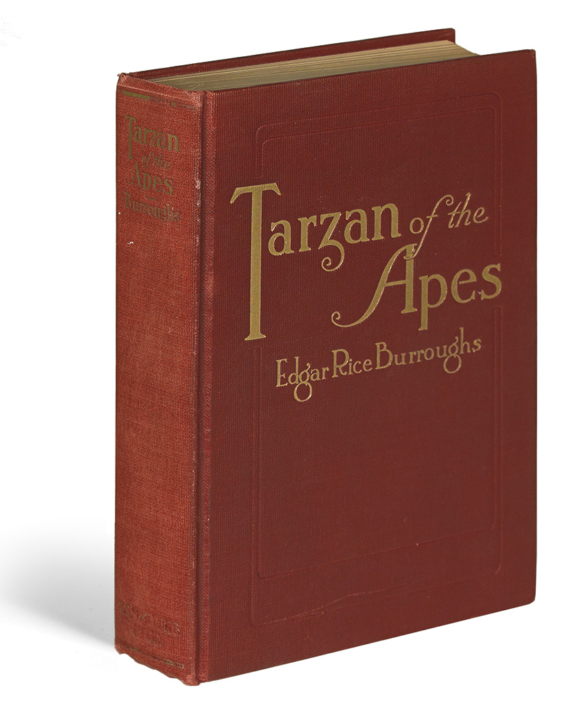 Appraisal: BURROUGHS EDGAR RICE Tarzan of the Apes Half-title pictorial title-page