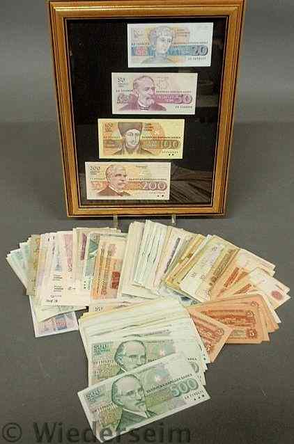 Appraisal: Lot of misc foreign currency