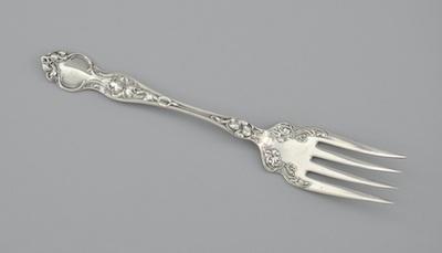 Appraisal: An Antique Sterling Silver Cold Meat Fork by Wallace ca