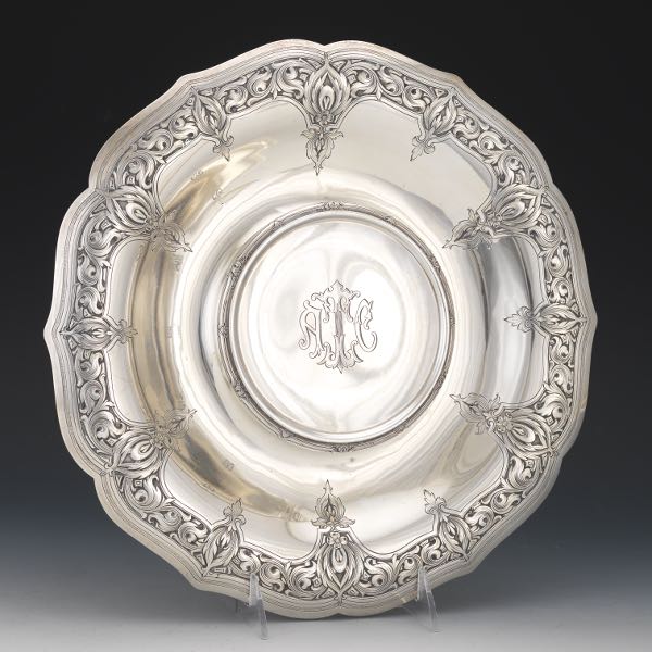 Appraisal: LEBKUECHER CO STERLING SILVER CAVIER SERVER RETAILED BY GROGAN diameter