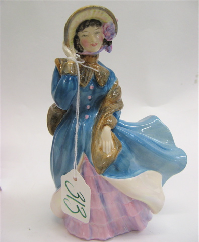 Appraisal: A ROYAL DOULTON PORCELAIN FIGURE Delphine HN blue and lavender