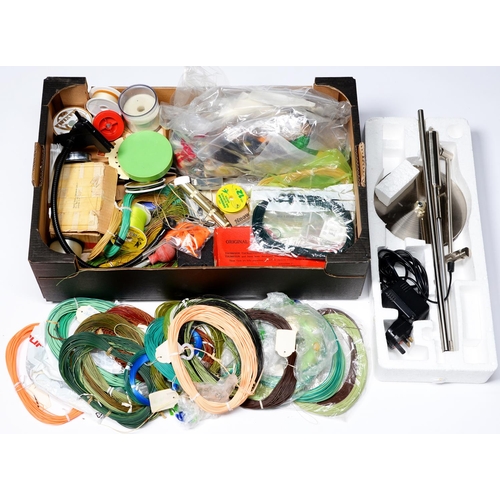 Appraisal: Fly fishing Miscellaneous fly tying equipment and accessories and related