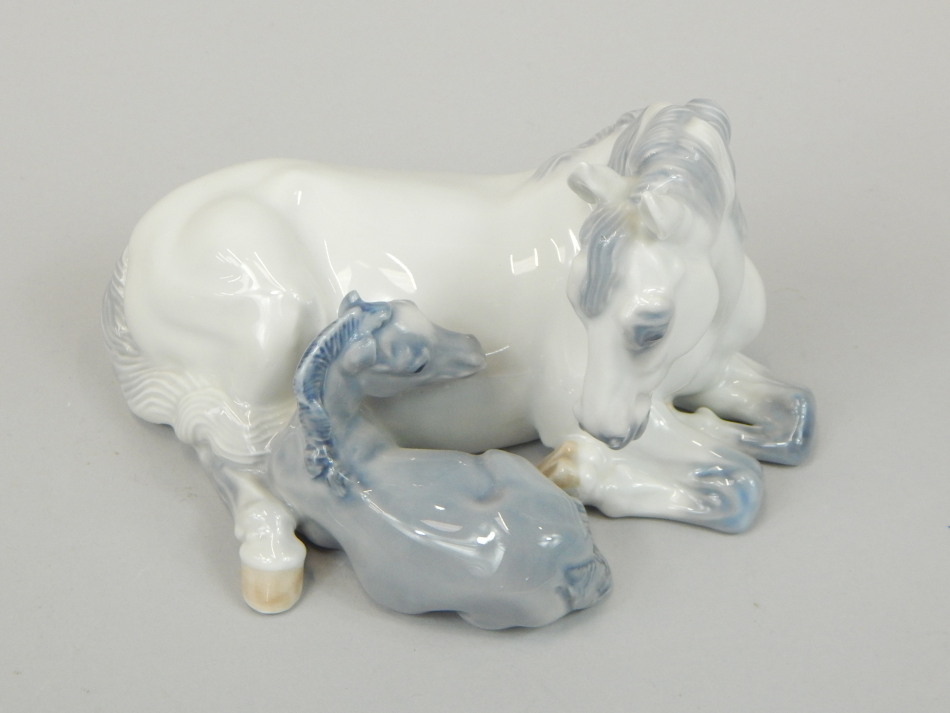 Appraisal: A Royal Copenhagen figure of a horse and foal number