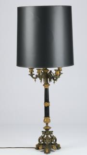 Appraisal: Rococo Revival style table lamp h Rococo Revival style table