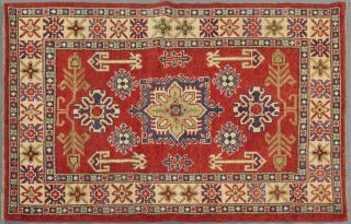 Appraisal: Uzbek Kazak Carpet ' x ' Uzbek Kazak Carpet '