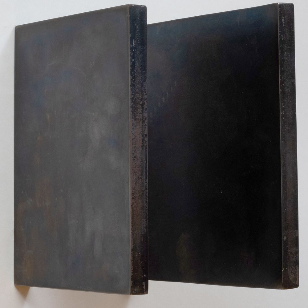 Appraisal: Julia Mangold b Untitled Not Visible Steel unmarked x in