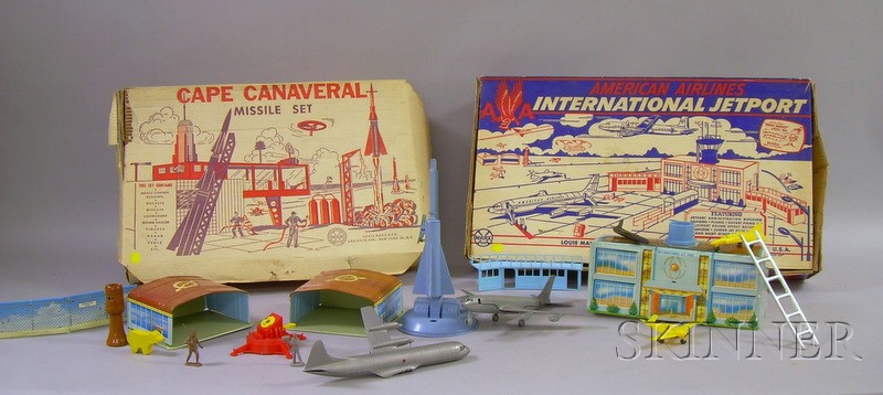 Appraisal: Marx Cape Canaveral Missile Set and Marx International Jetport Set