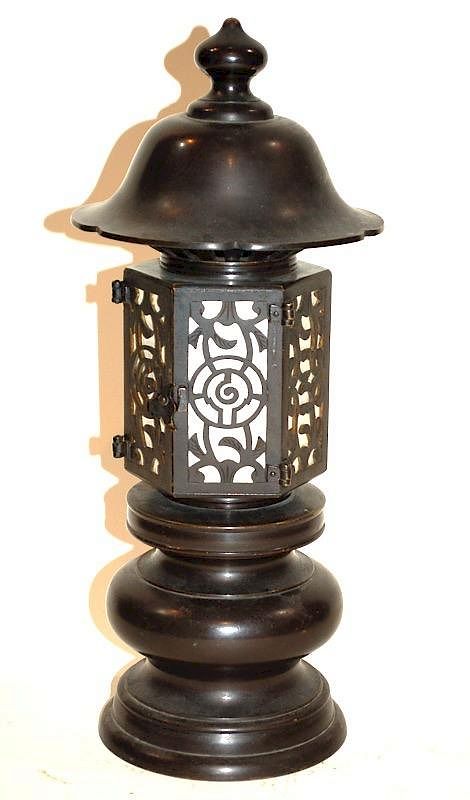 Appraisal: A Japanese Bronze Buddhist Bronze Temple Lantern c in h