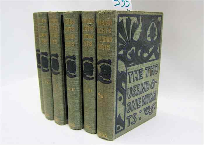 Appraisal: ARABIAN NIGHTS THE THOUSAND AND ONE NIGHTS volumes translated by