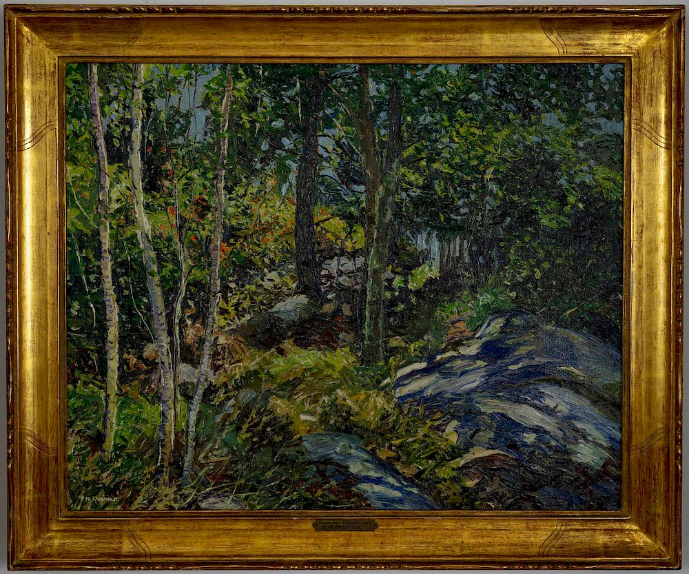 Appraisal: Edward Willis Redfield - Summer Woodland Lot Edward Willis Redfield