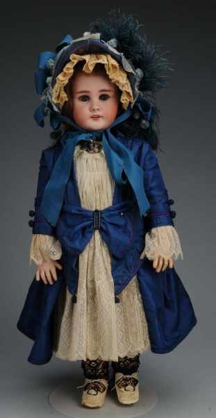 Appraisal: Jumeau French Bisque Child Doll Description DEP with red T