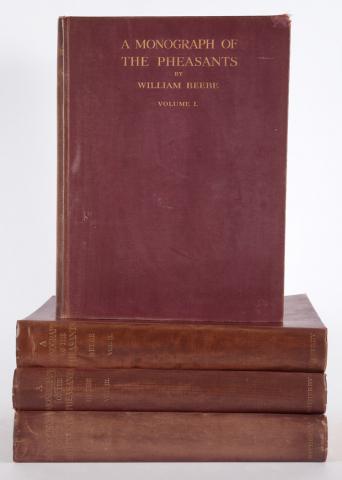 Appraisal: BEEBE WILLIAM A Monograph of the Pheasants London Whithersby -