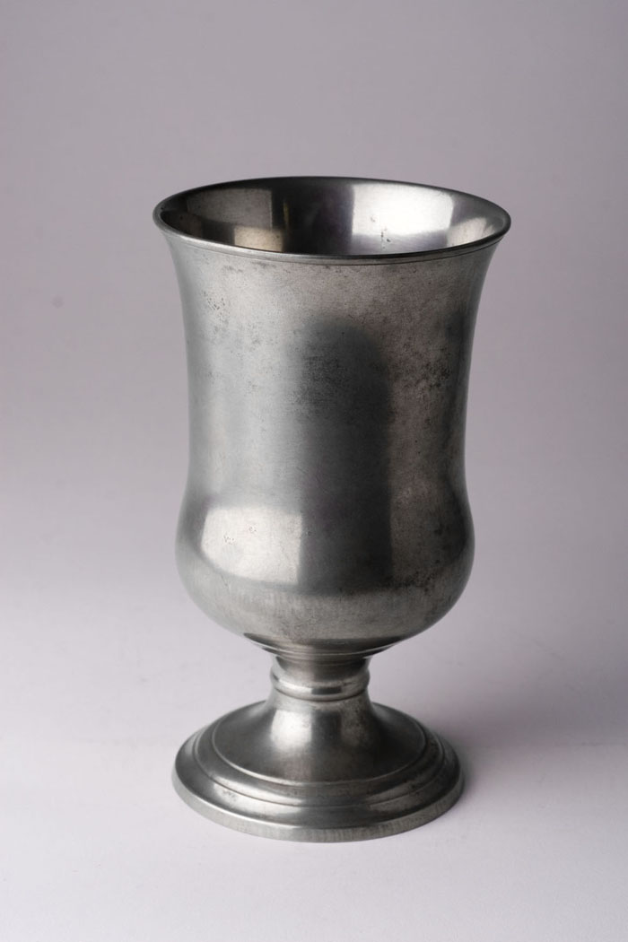 Appraisal: PEWTER CHALICE WILLIAM CALDER - Providence Rhode Island circa -