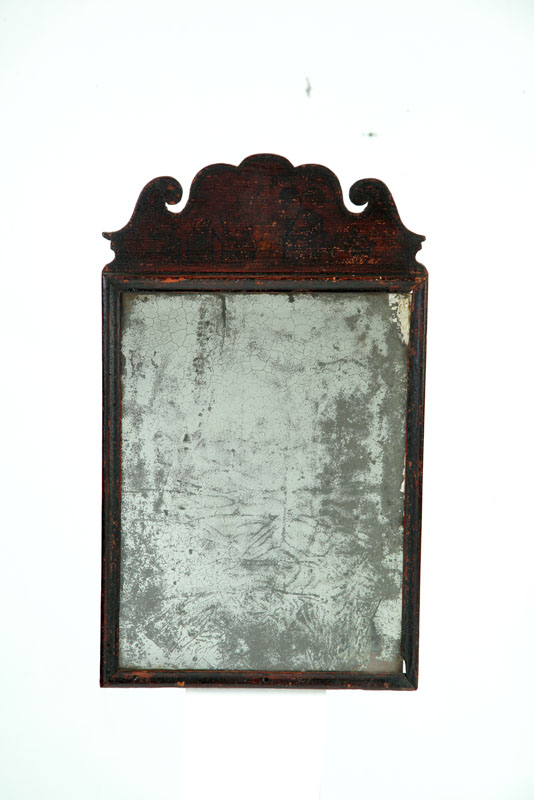 Appraisal: QUEEN ANNE MIRROR England st half- th century pine Molded