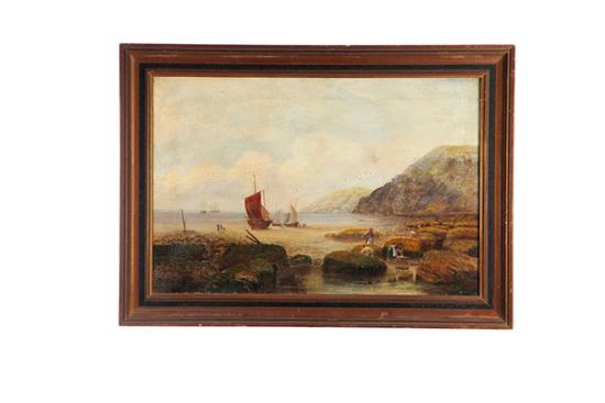 Appraisal: EVENING ON THE COAST BY JOHN EDWARDS ENGLAND ACT LATE