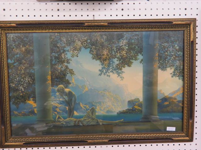 Appraisal: Maxfield Parrish print Daybreak largest version of most popular issue