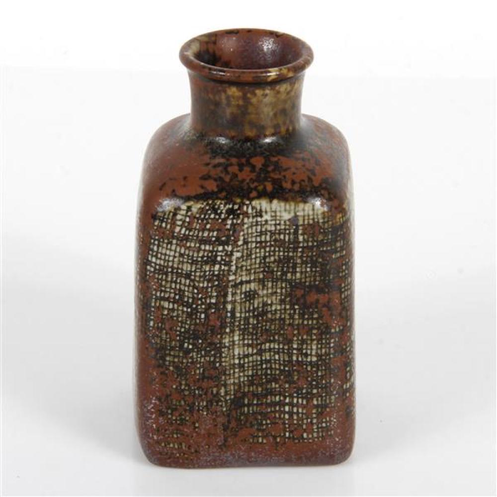 Appraisal: STIG LINDBERG GUSTAVSBERG MODERNIST SCANDINAVIAN ART POTTERY BOTTLE FORM CABINET