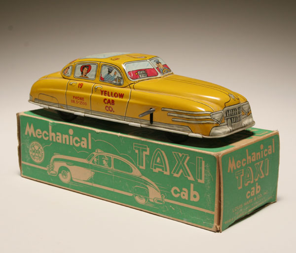 Appraisal: Vinatge Marx tin litho wind up Yellow Cab in original