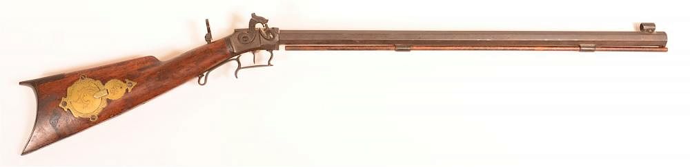 Appraisal: Antique Cal Percussion Single Shot Rifle Unsigned Antique Cal Percussion