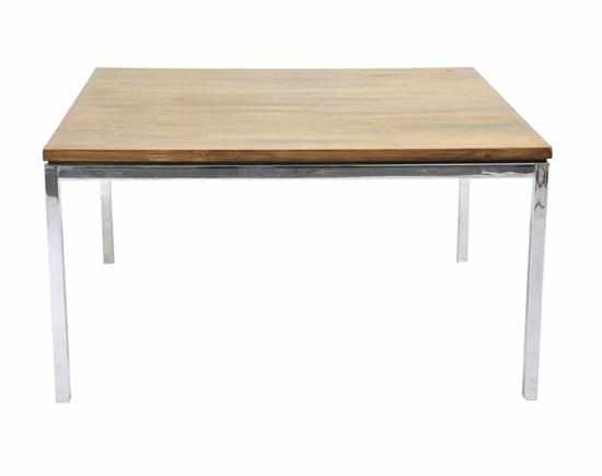 Appraisal: FLORENCE KNOLL A COFFEE TABLE manufactured by William Latchford and