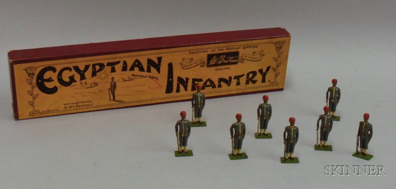 Appraisal: Britains Boxed Set No Egyptian Infantry pre-war excellent