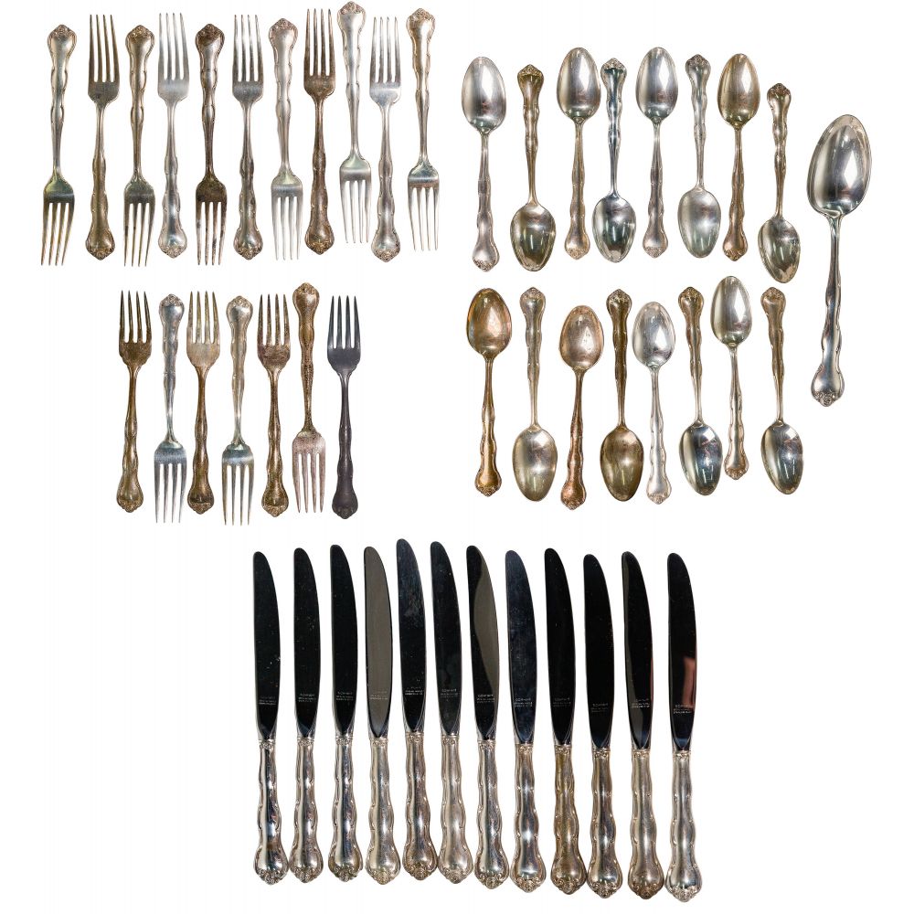 Appraisal: GORHAM RONDO STERLING SILVER FLATWARE items including -inch stainless blade