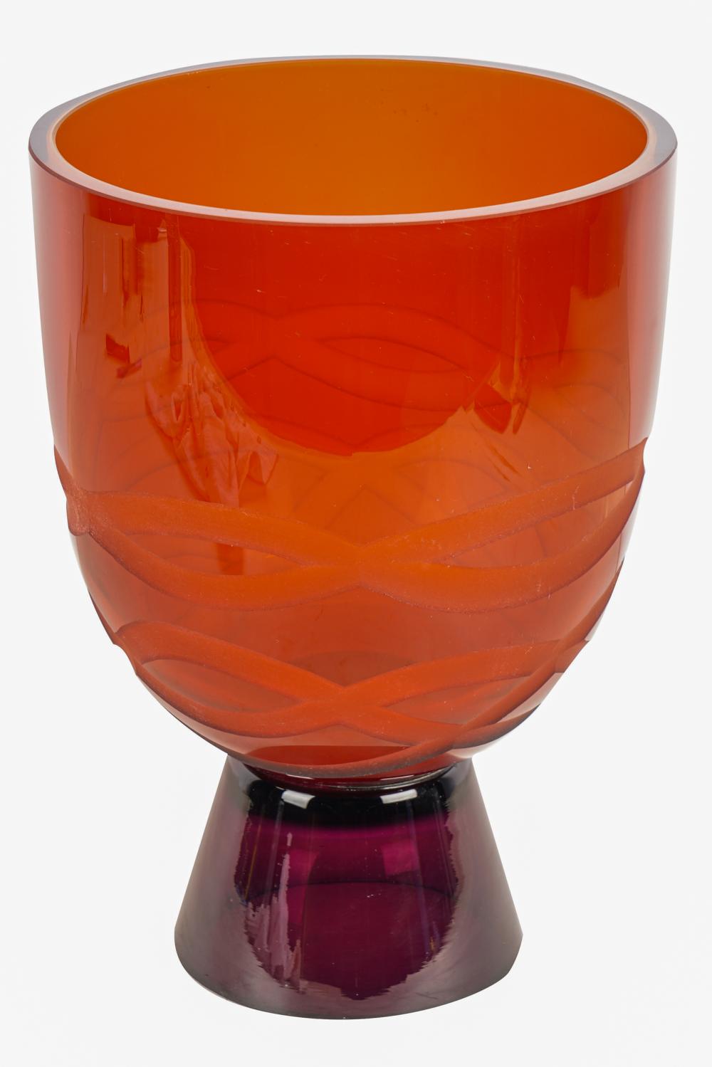 Appraisal: EVOLUTION WATERFORD ART GLASS VASEProvenance The Estate of Arnold and