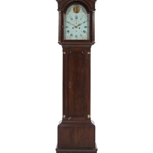 Appraisal: A George III Oak Tall Case Clock Dial Signed Pattison